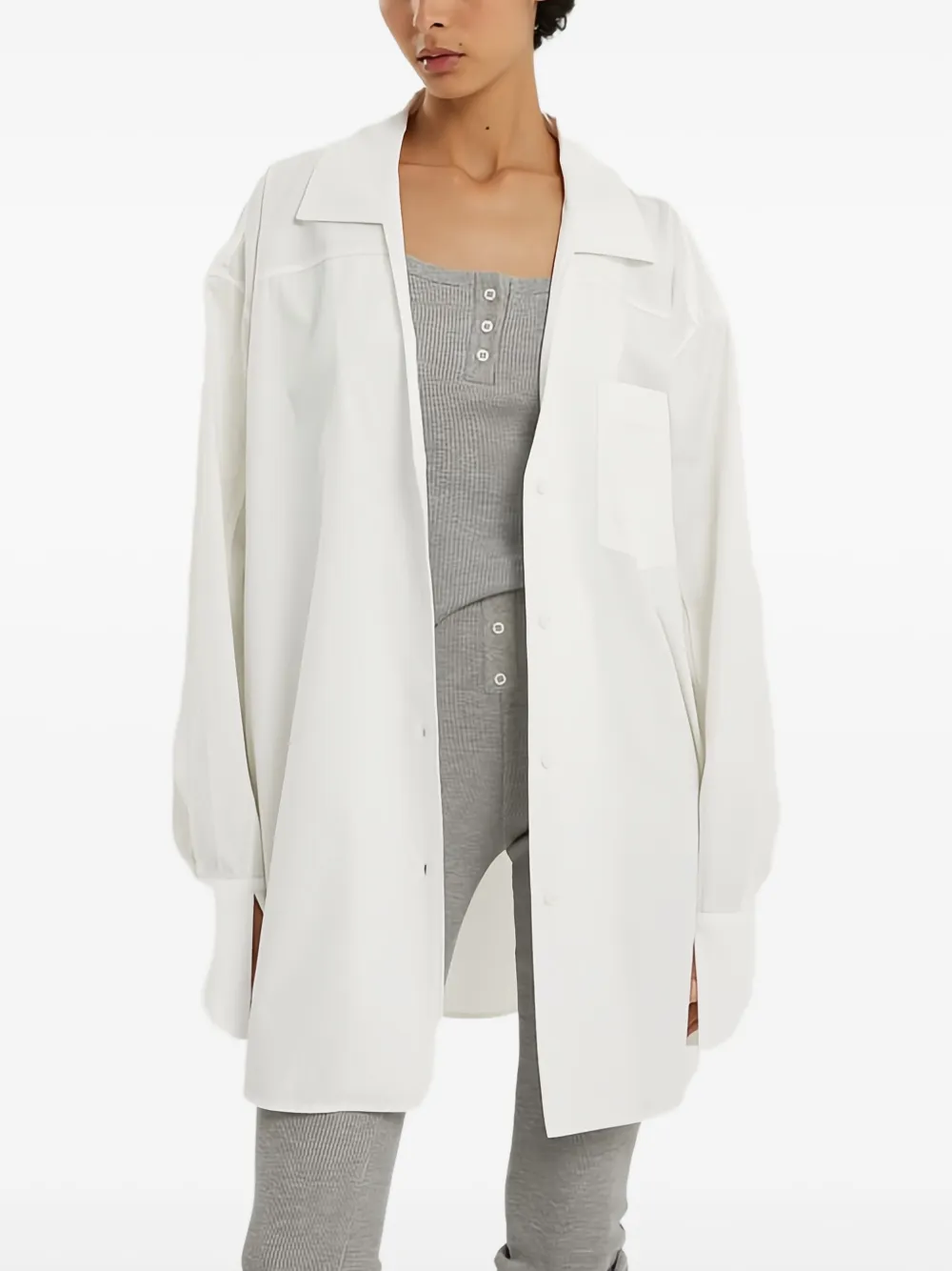1989 STUDIO cotton shirt dress | White | Image 1