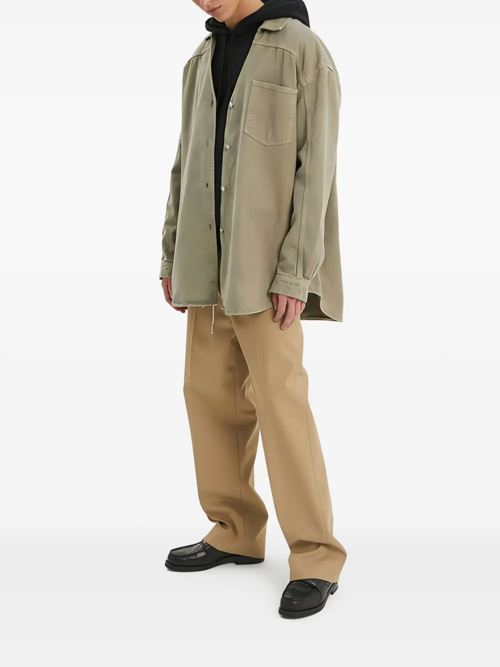 1989 STUDIO Denim overhemd Beige