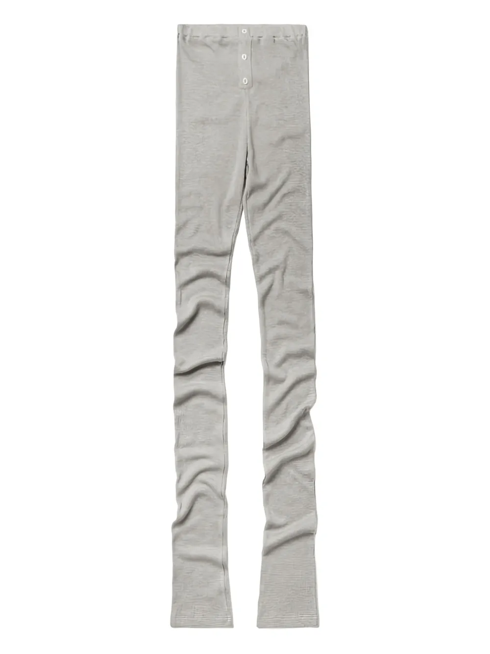 1989 STUDIO waffle-knit leggings | Grey | Image 1