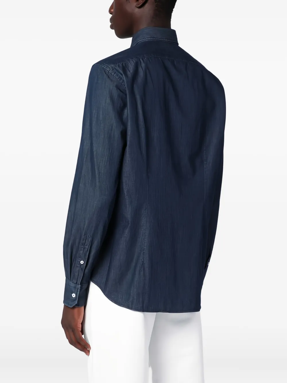 Xacus Katoenen overhemd Blauw