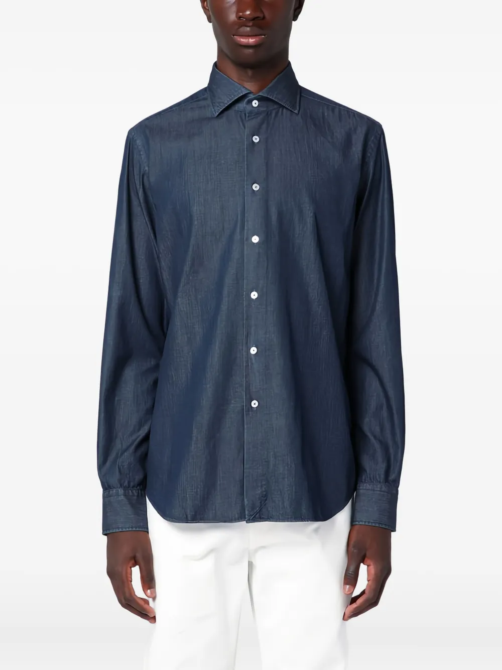 Xacus camisa de algodón | azul | Image 1