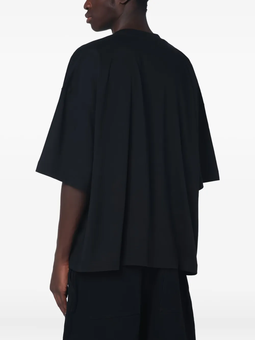 Studio Nicholson Katoenen T-shirt Zwart