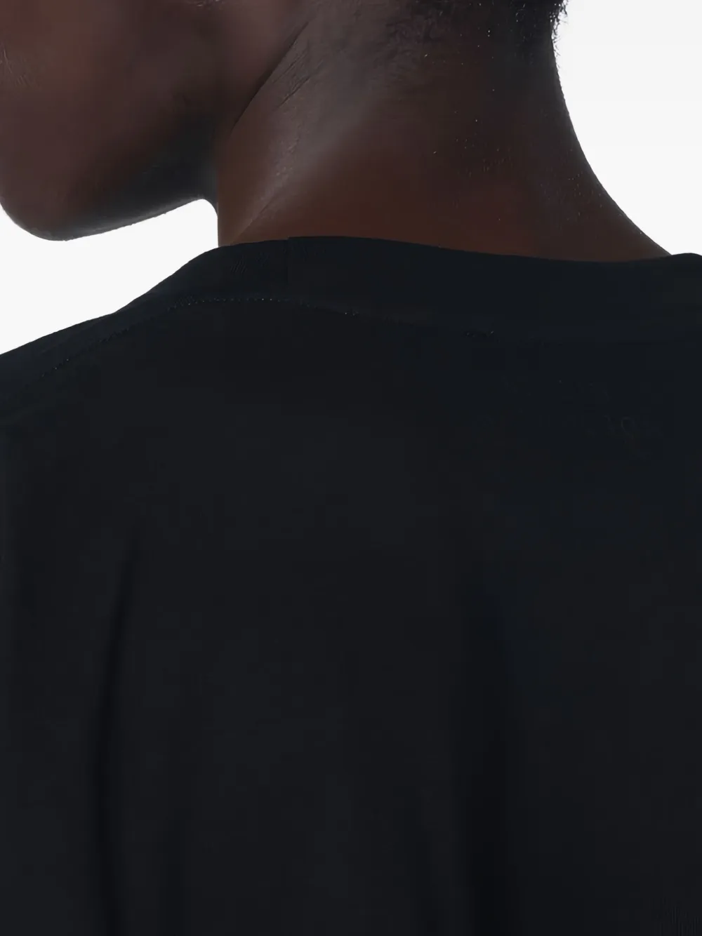 Studio Nicholson Katoenen T-shirt Zwart