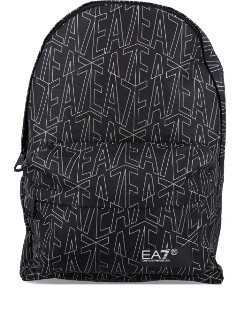 Ea7 Emporio Armani logo-print backpack