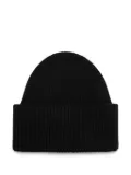 Destin turn-up hem beanie - Black