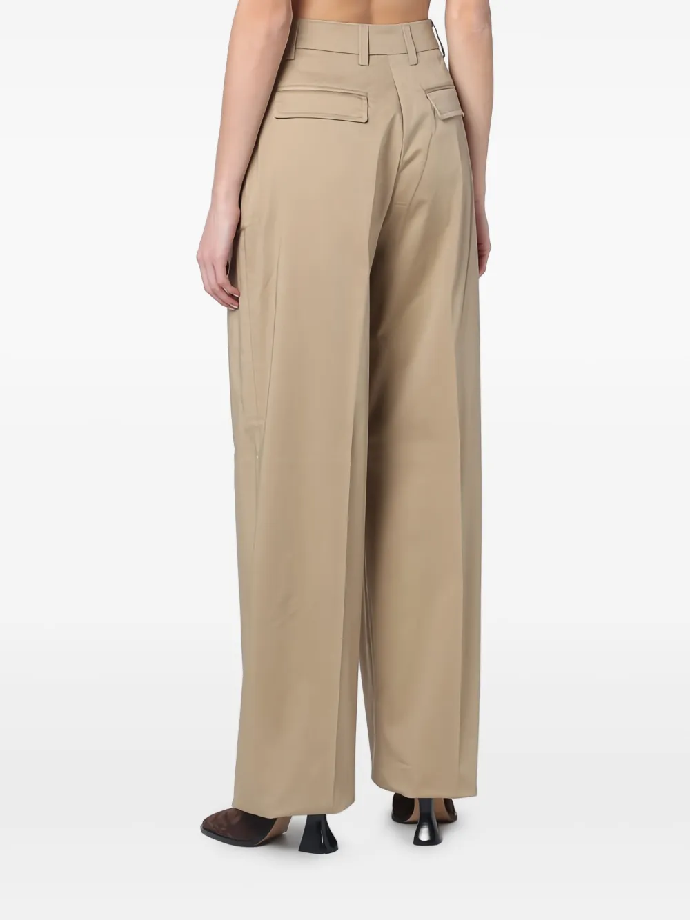 THELATEST High waist broeken Beige