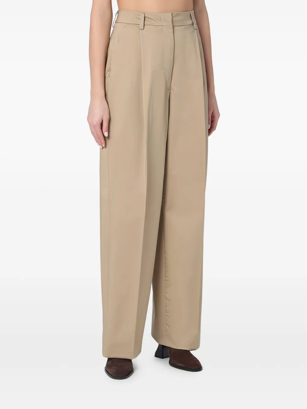 THELATEST High waist broeken Beige