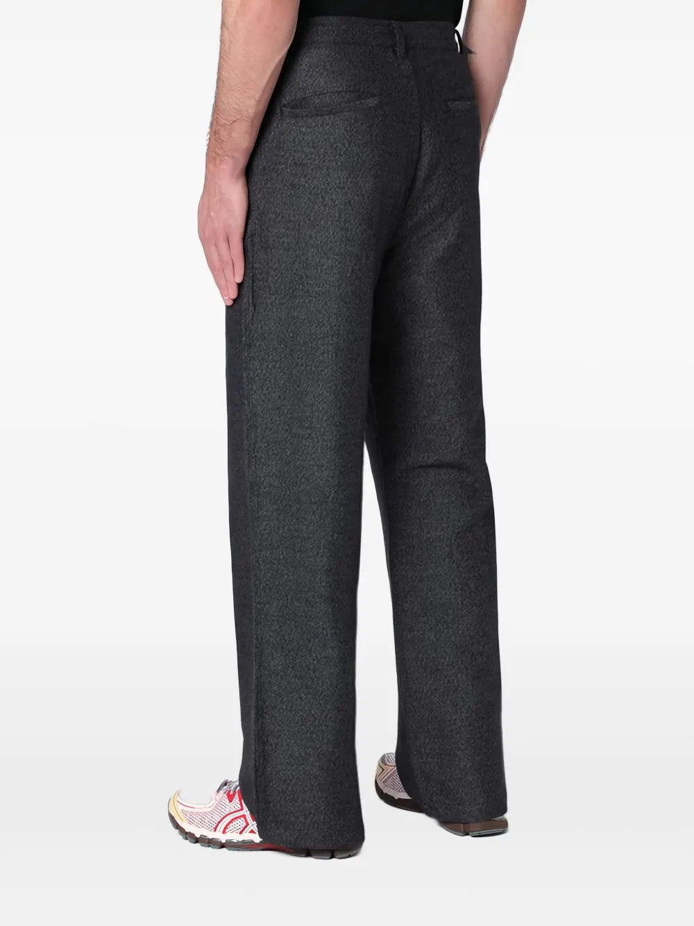 Brain Dead Katoenen straight broek Zwart