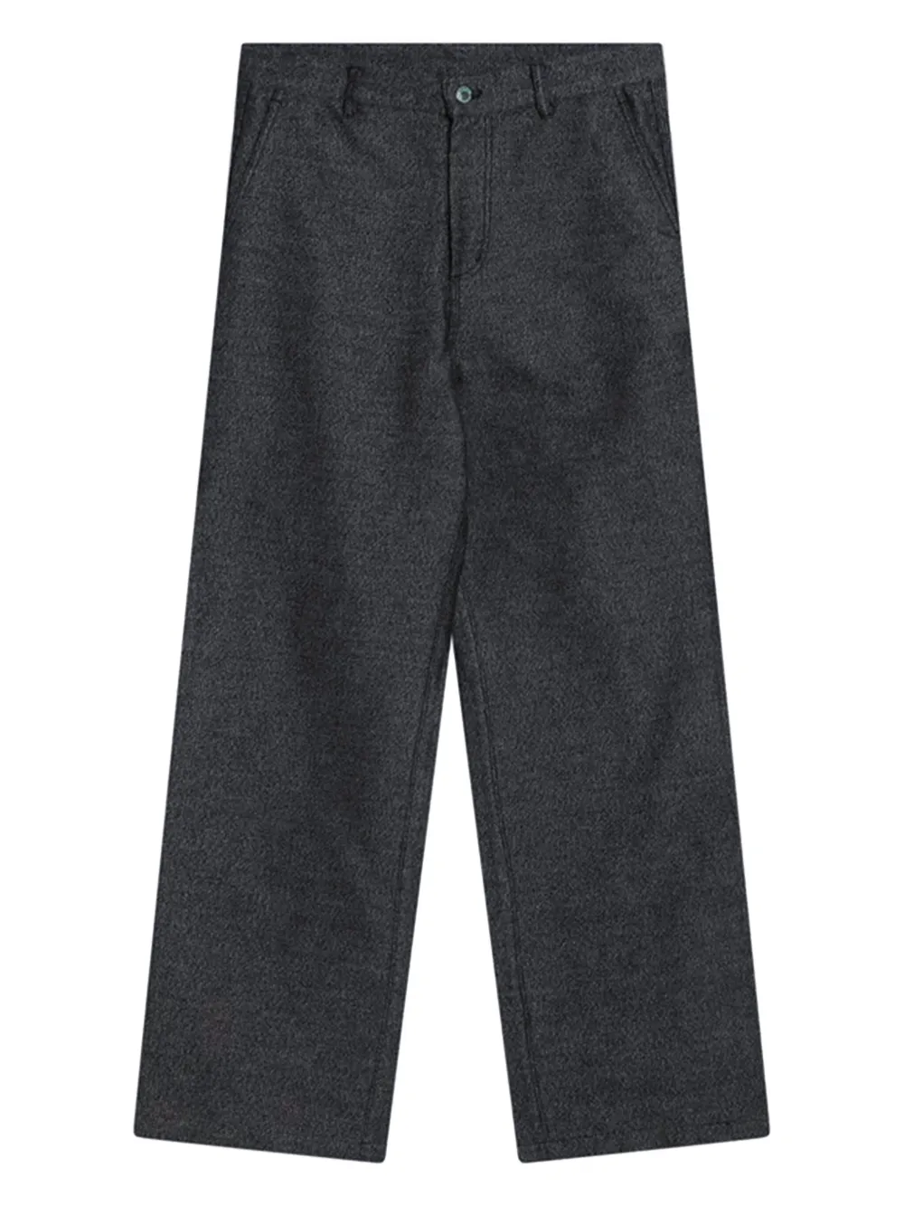 Brain Dead Katoenen straight broek Zwart