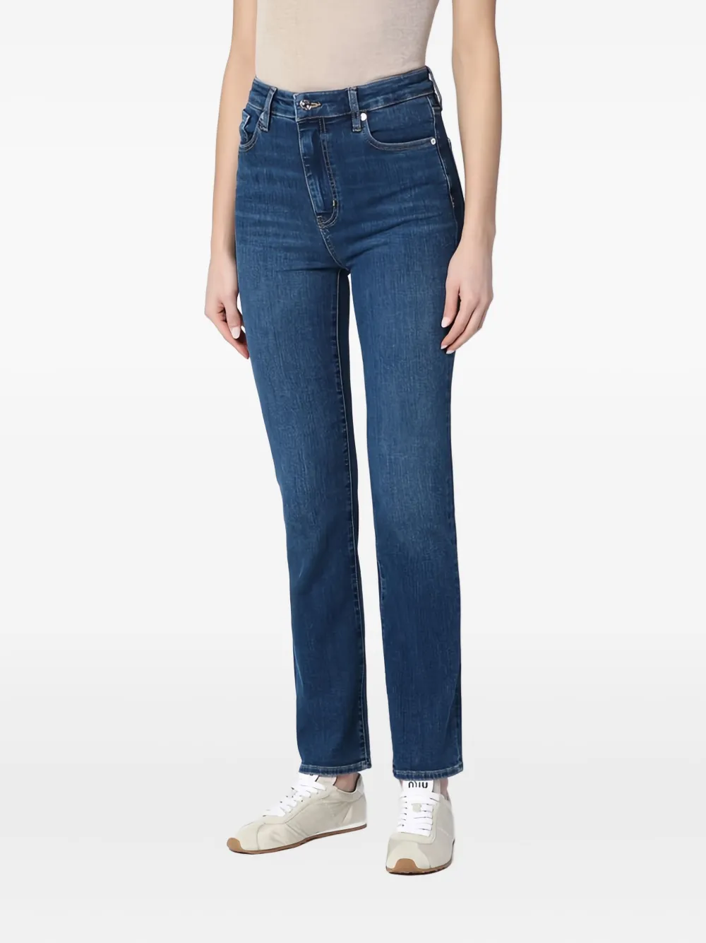 FRAME The Pencil jeans Blauw