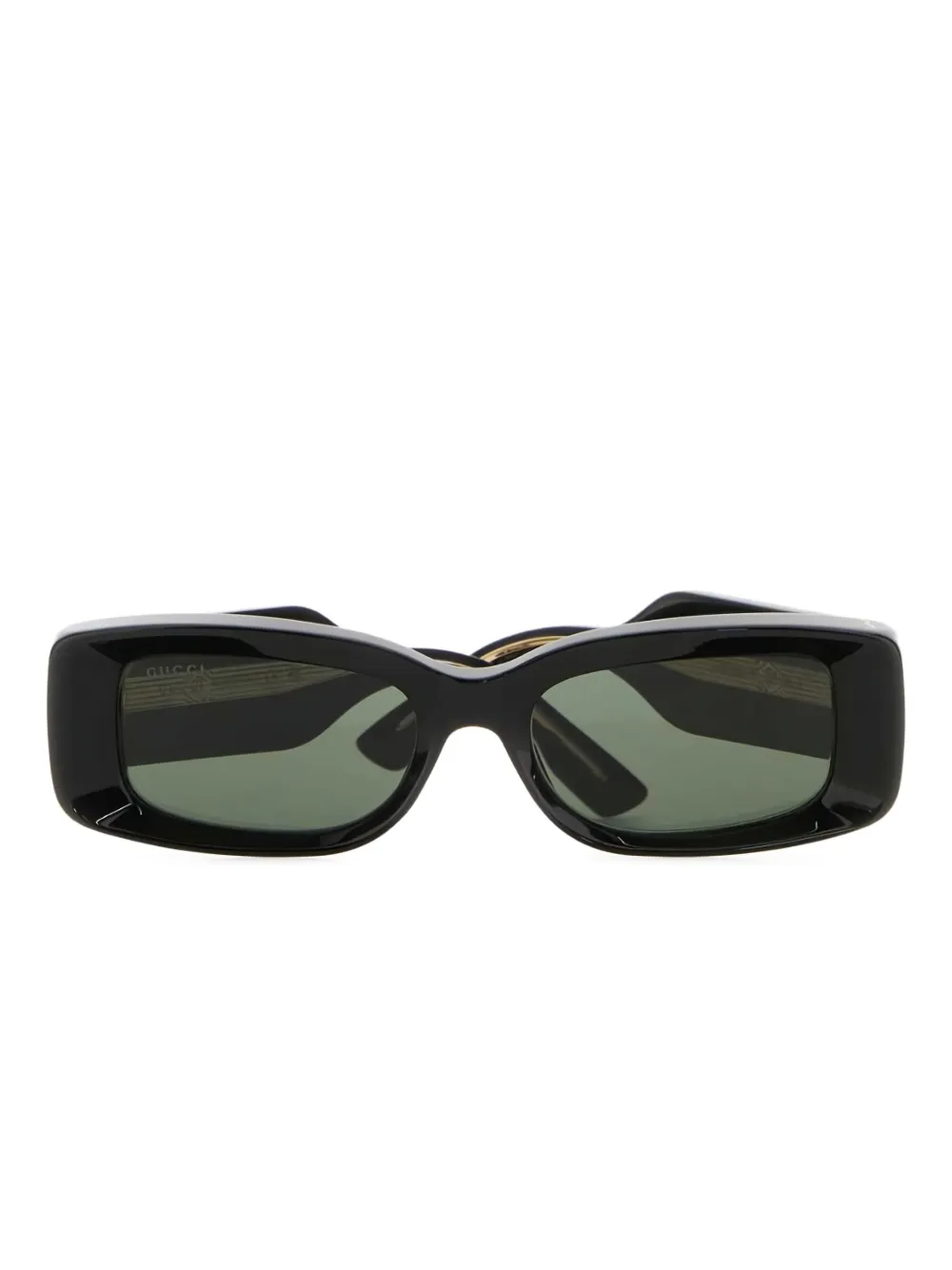 Gucci Eyewear Zonnebril met rechthoekig montuur 1012