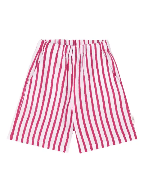 Douuod Kids striped elastic-waist shorts