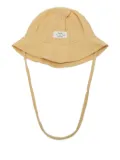 TEDDY & MINOU logo-patch sun hat - Yellow