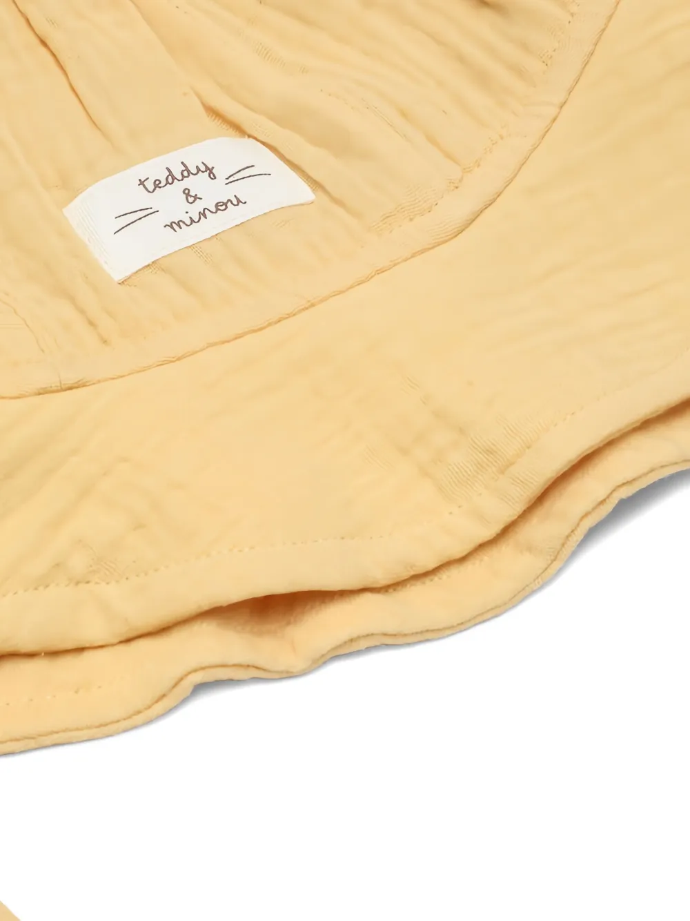 TEDDY & MINOU Zonnehoed met logopatch - Geel