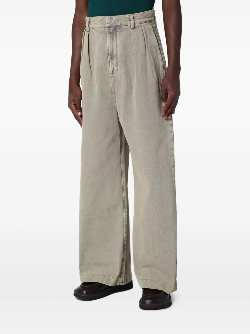 LOEWE Broek met geplooid-detail Beige