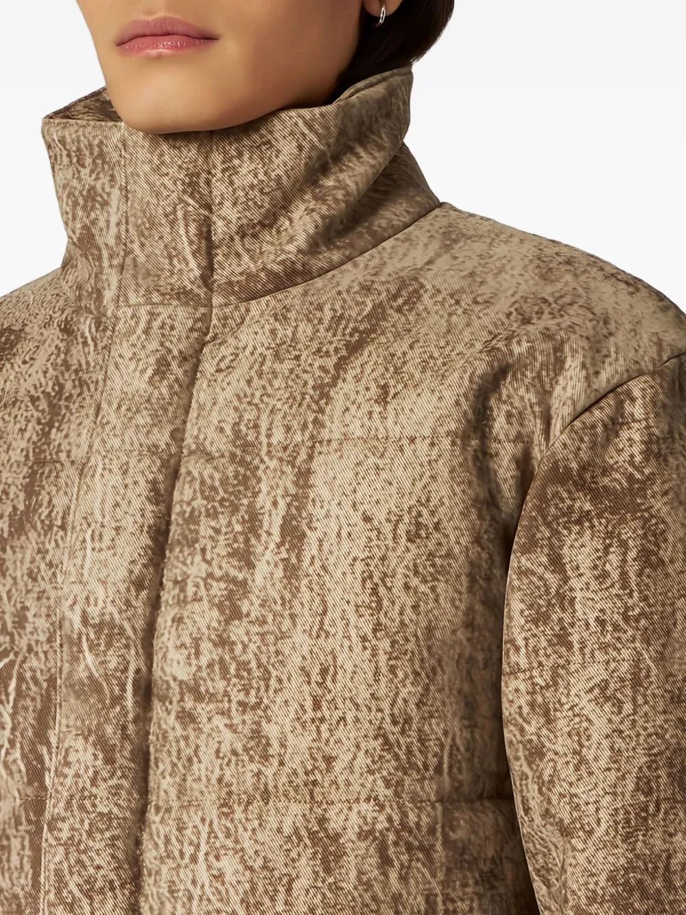 1989 STUDIO Katoenen gewatteerd jack Beige