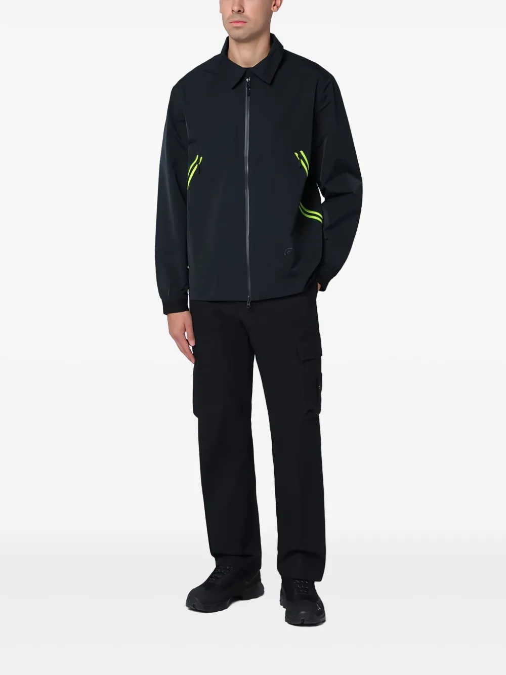  Purple Mountain Observator Zip-up Lightweight Jacket - Black 
