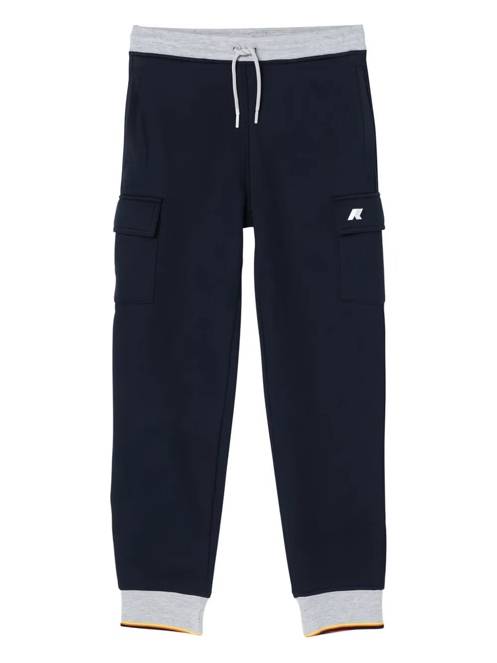 K Way Kids cargo-pocket drawstring trousers - Blu
