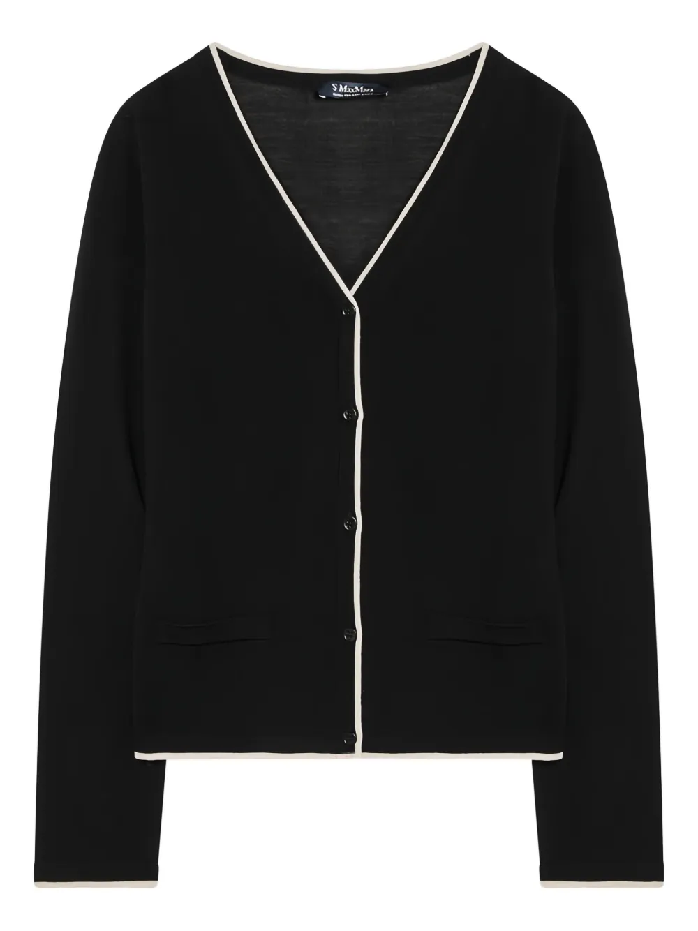 'S Max Mara cárdigan con botones | negro | Image 1