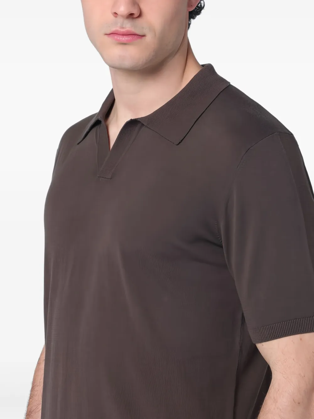 Roberto Collina Jersey T-shirt Bruin