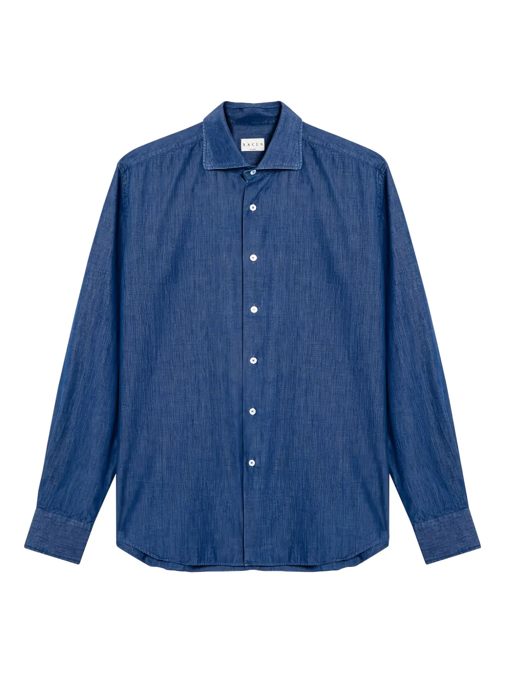 Xacus chemise en coton | bleu | Image 1
