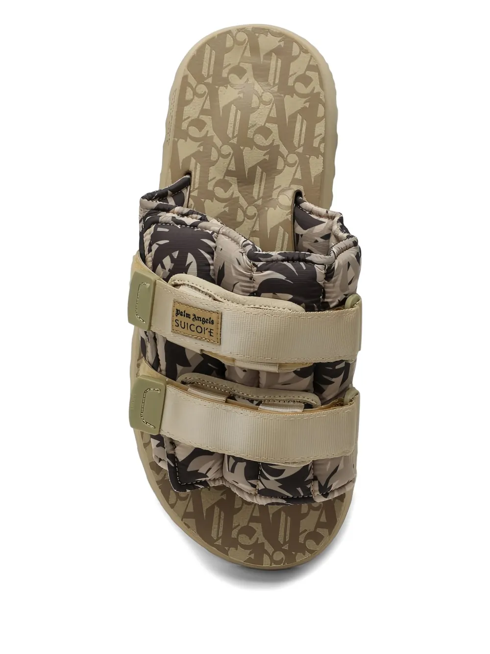 Palm Angels x Suicoke Moto-P sandalen met klittenband Groen