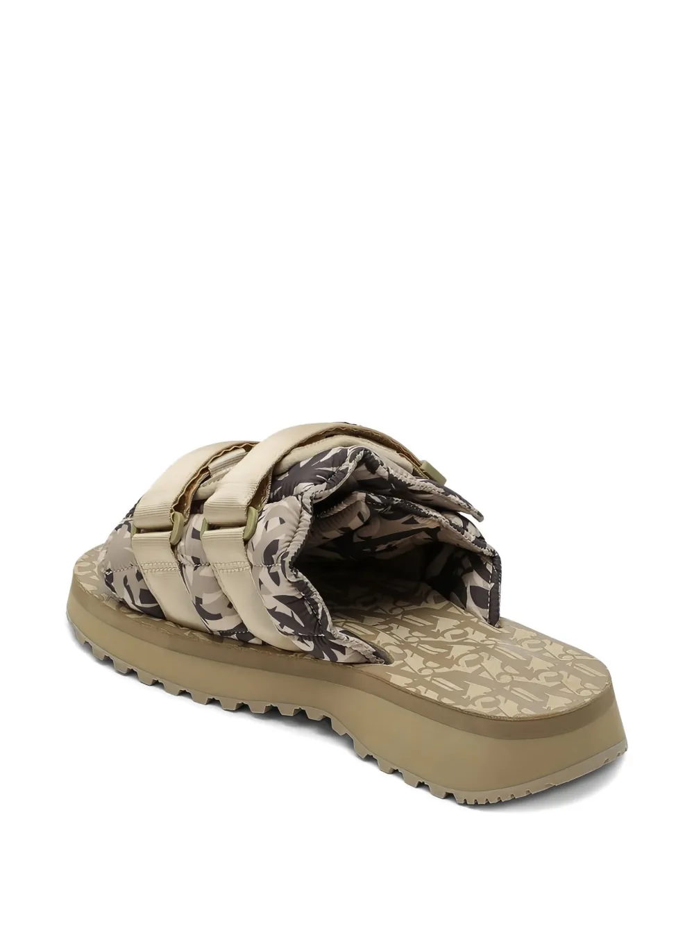 Palm Angels x Suicoke Moto-P sandalen met klittenband Groen