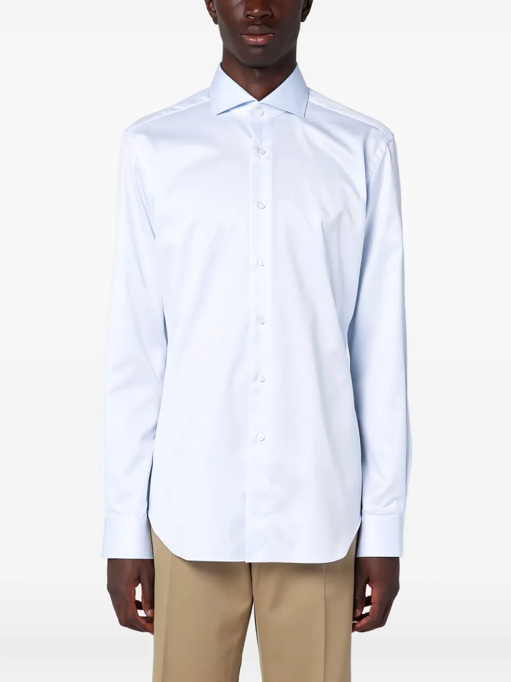 Xacus Katoenen overhemd Blauw