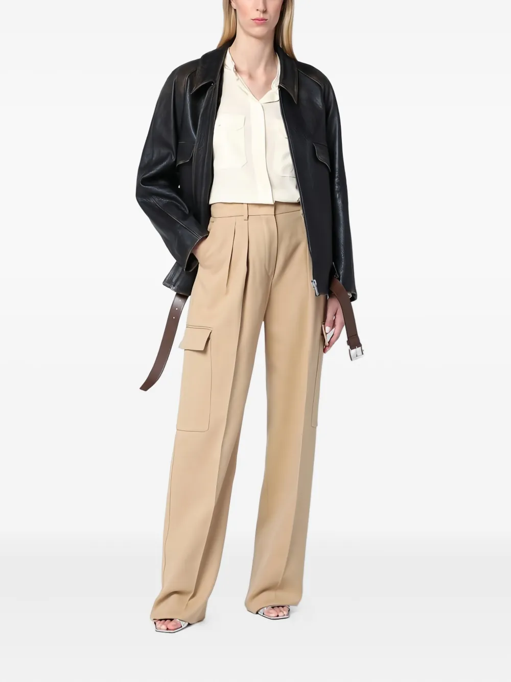 Sportmax Straight broek - Beige