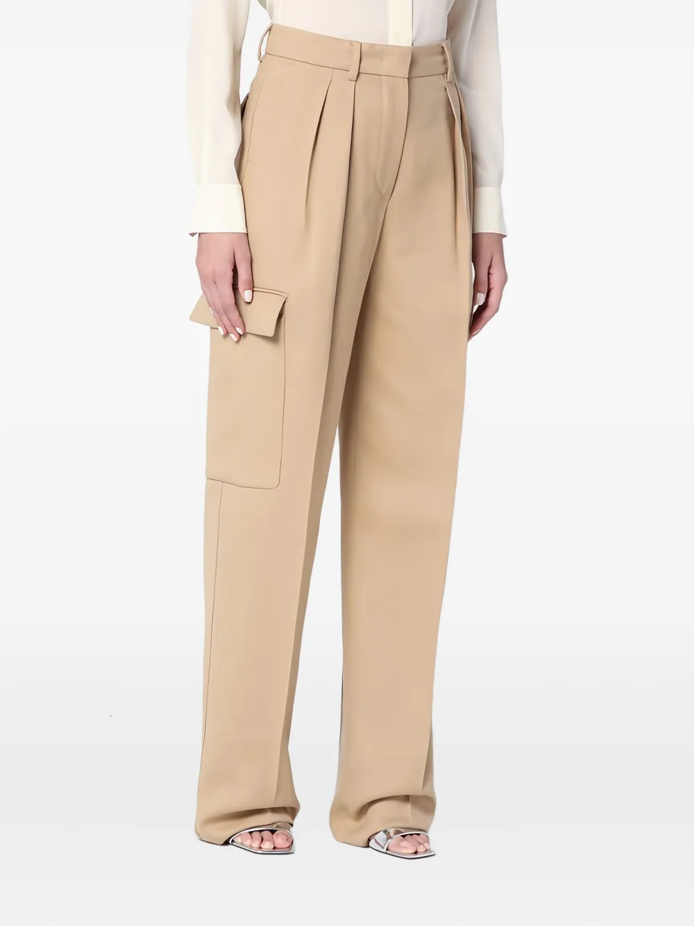 Sportmax Straight broek Beige