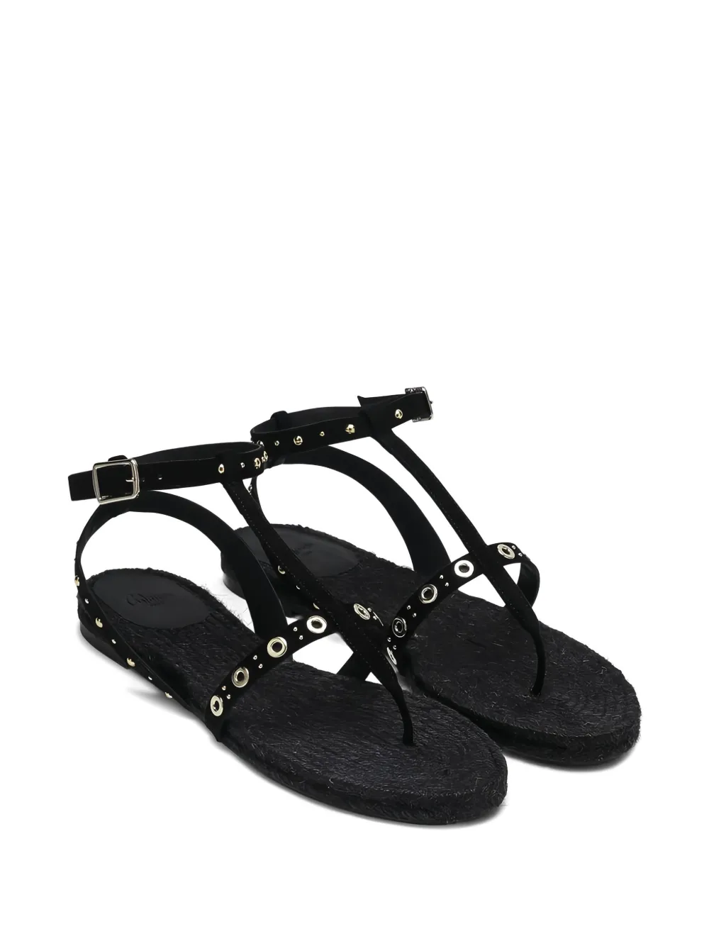 Castañer Pati studded sandals Black