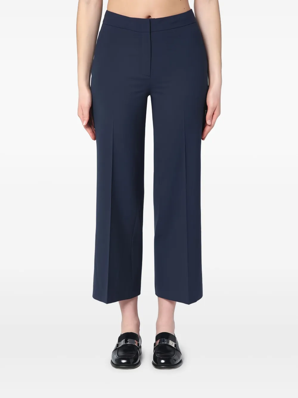 Semicouture Cropped broek Blauw