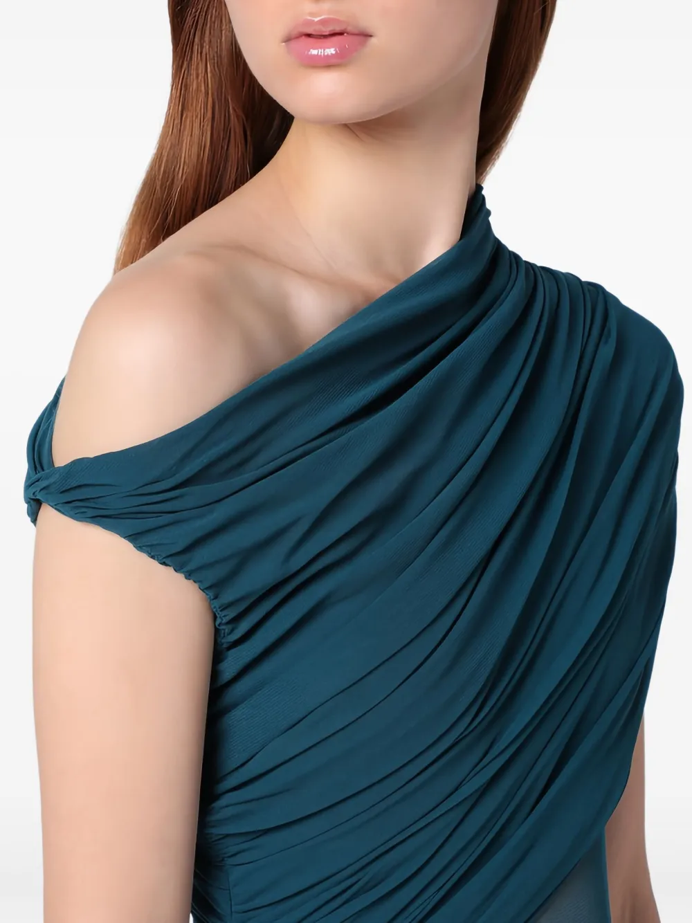 PHILOSOPHY DI LORENZO SERAFINI RUCHED MAXI DRESS