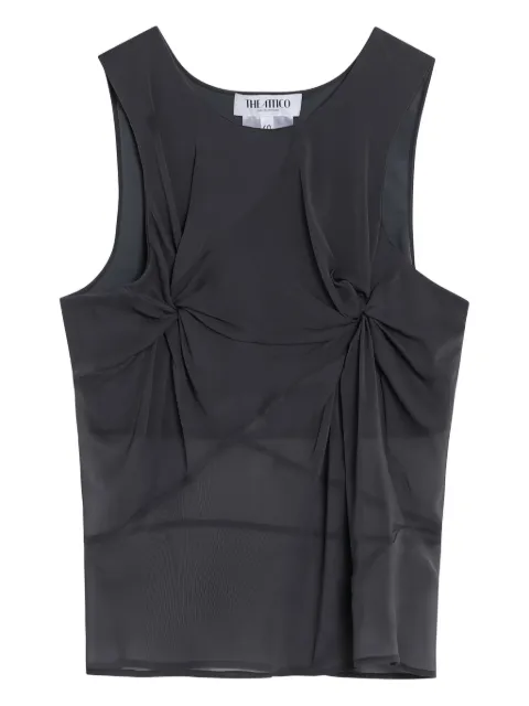 The Attico silk tank top