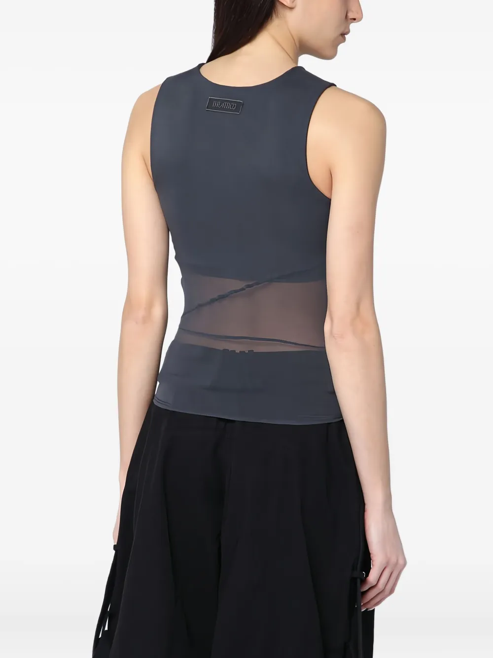 Shop Attico Silk Tank Top
