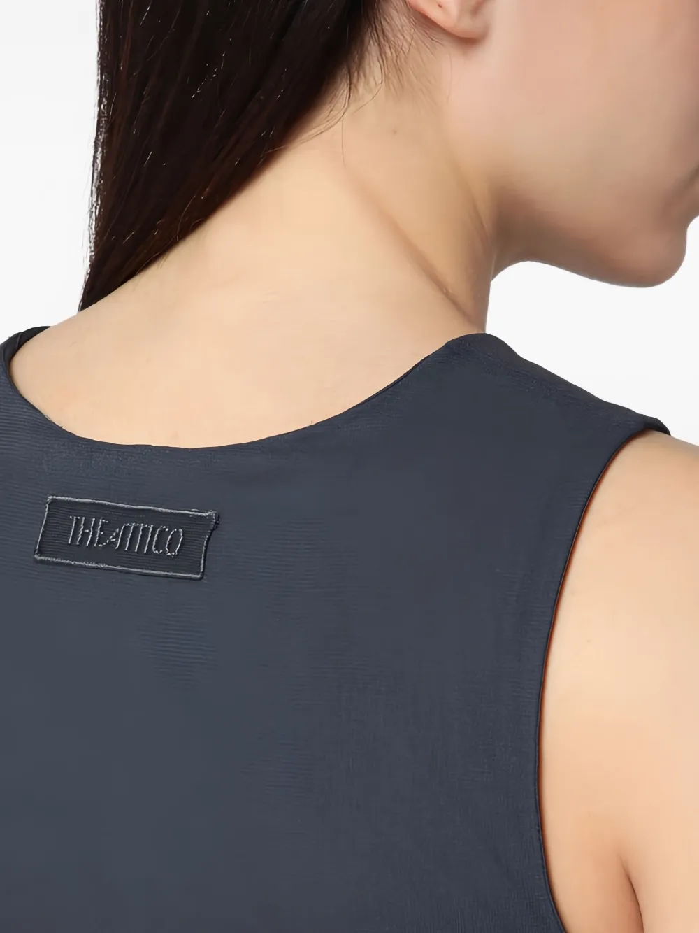 Shop Attico Silk Tank Top