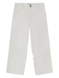 POLO RALPH LAUREN KIDS cotton cargo pants - White