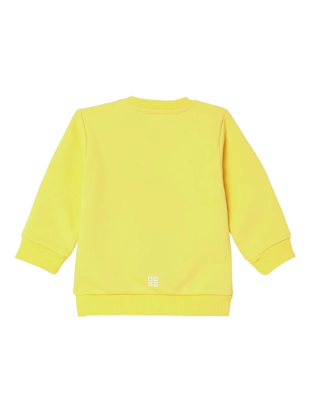 Givenchy Kids Sweater met logoprint Geel