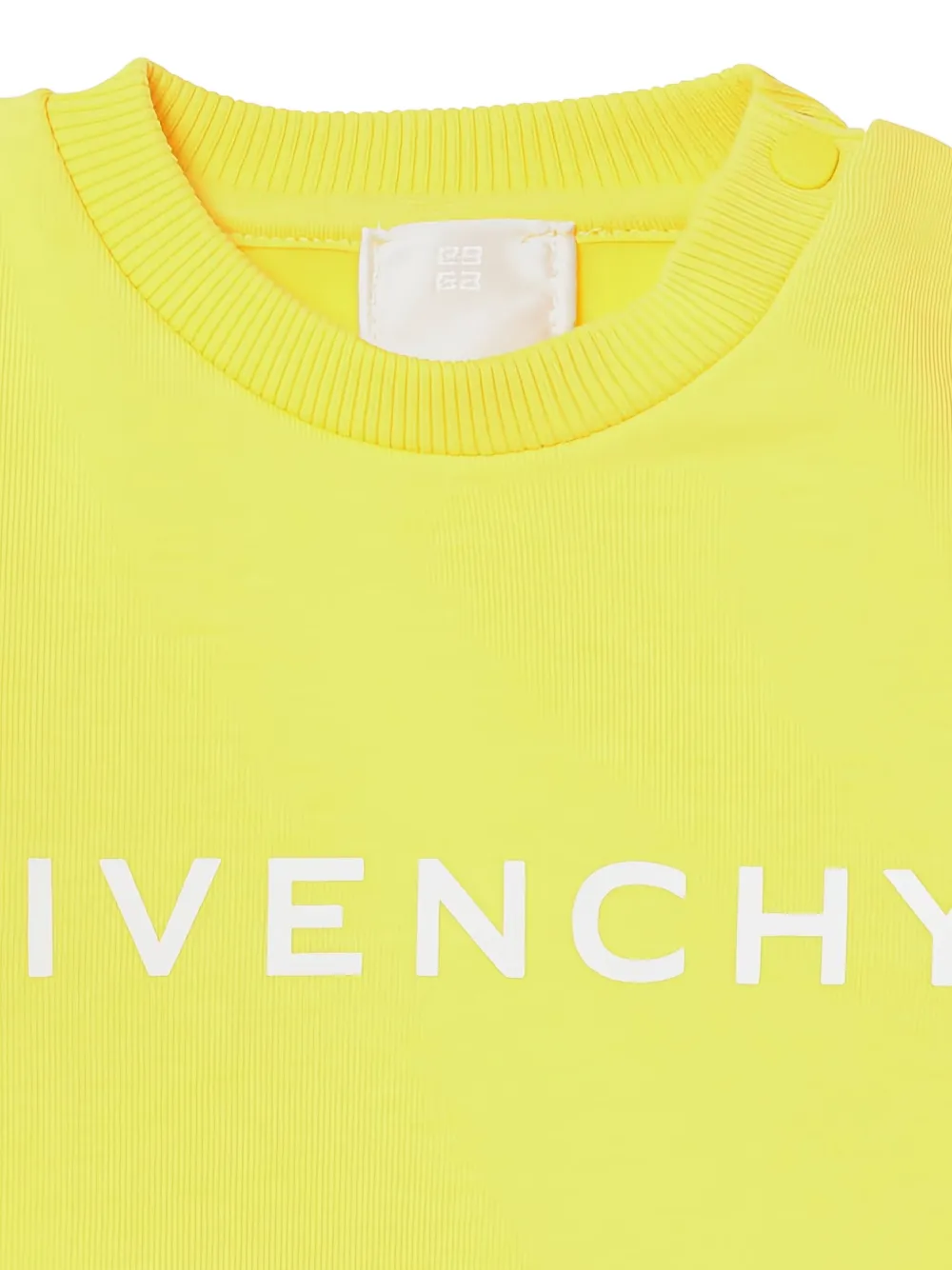 Givenchy Kids Sweater met logoprint Geel