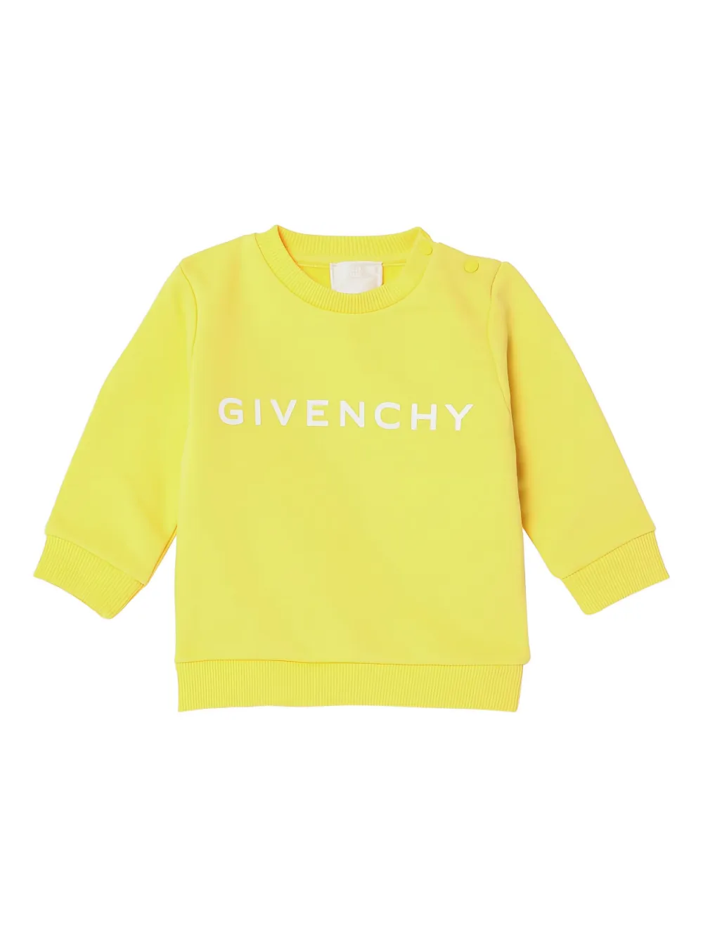 Givenchy Kids Sweater met logoprint Geel