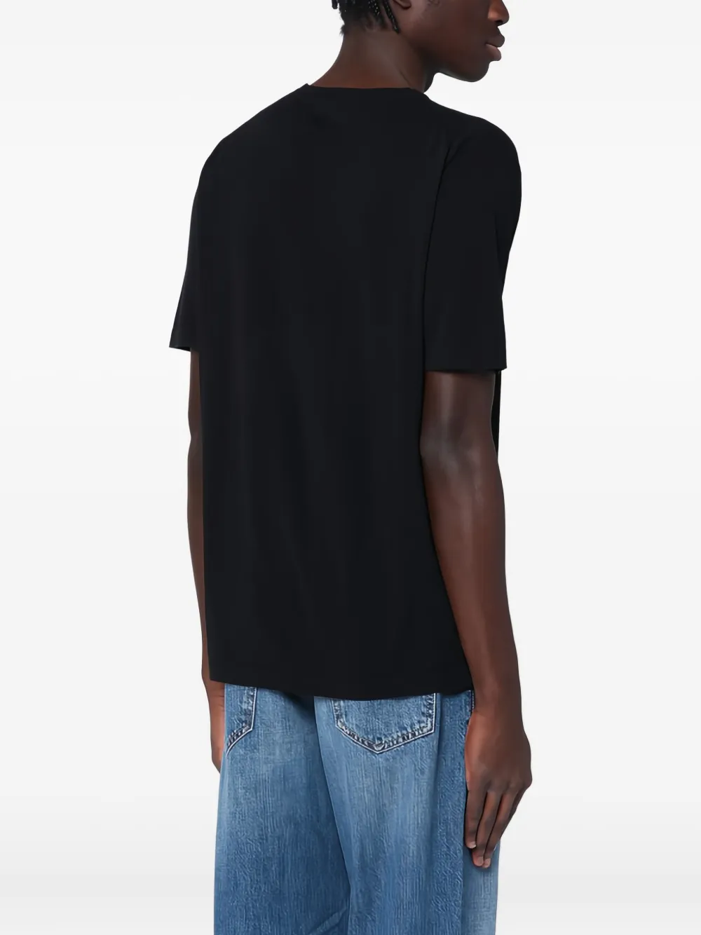 Roberto Collina Katoenen T-shirt Zwart