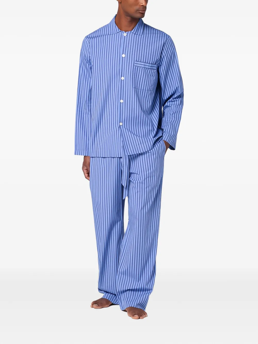 TEKLA striped pyjama top | Image 2