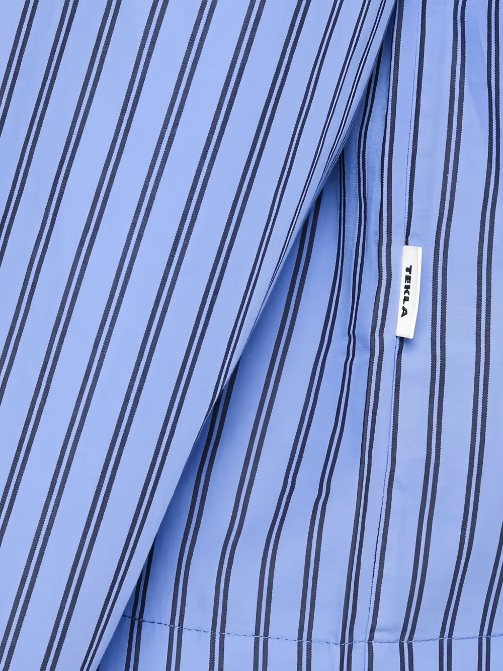 TEKLA Gestreepte pyjamatop Blauw