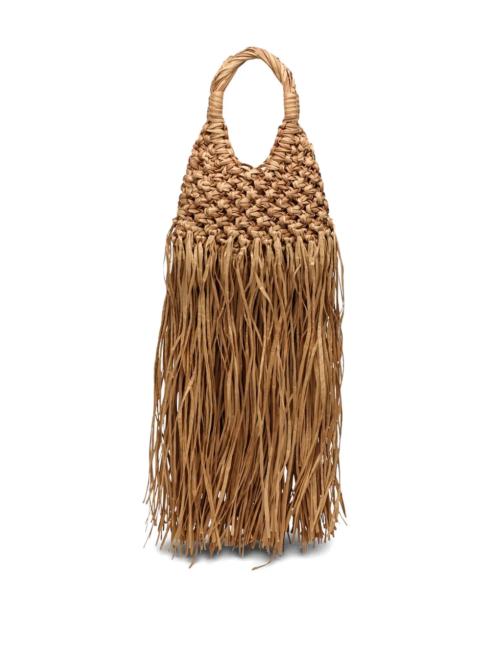 HIBOURAMA MEDIUM RAFFIA TOTE BAG 