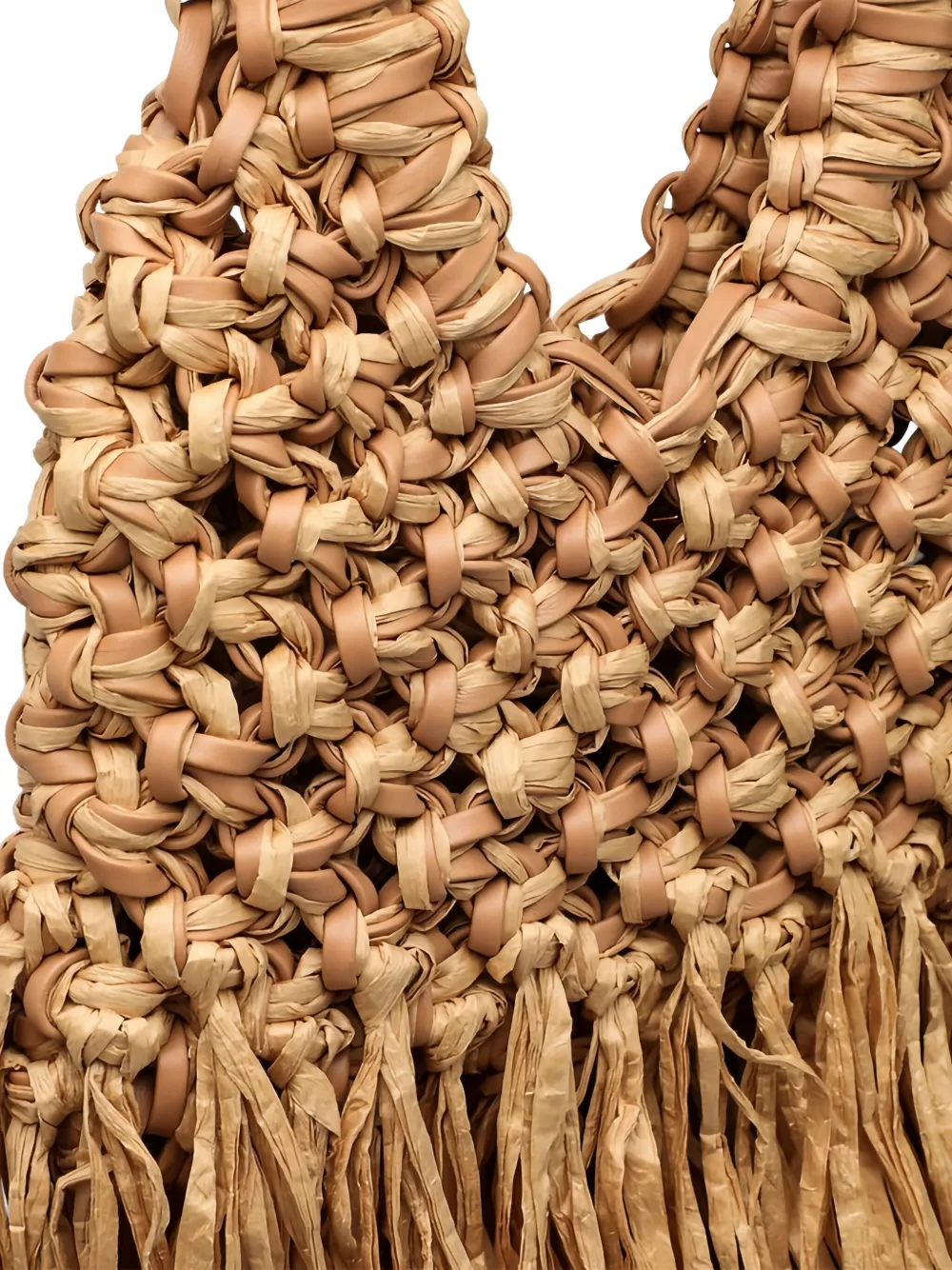 Shop Hibourama Medium Raffia Tote Bag