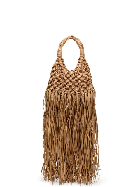 Hibourama medium raffia tote bag
