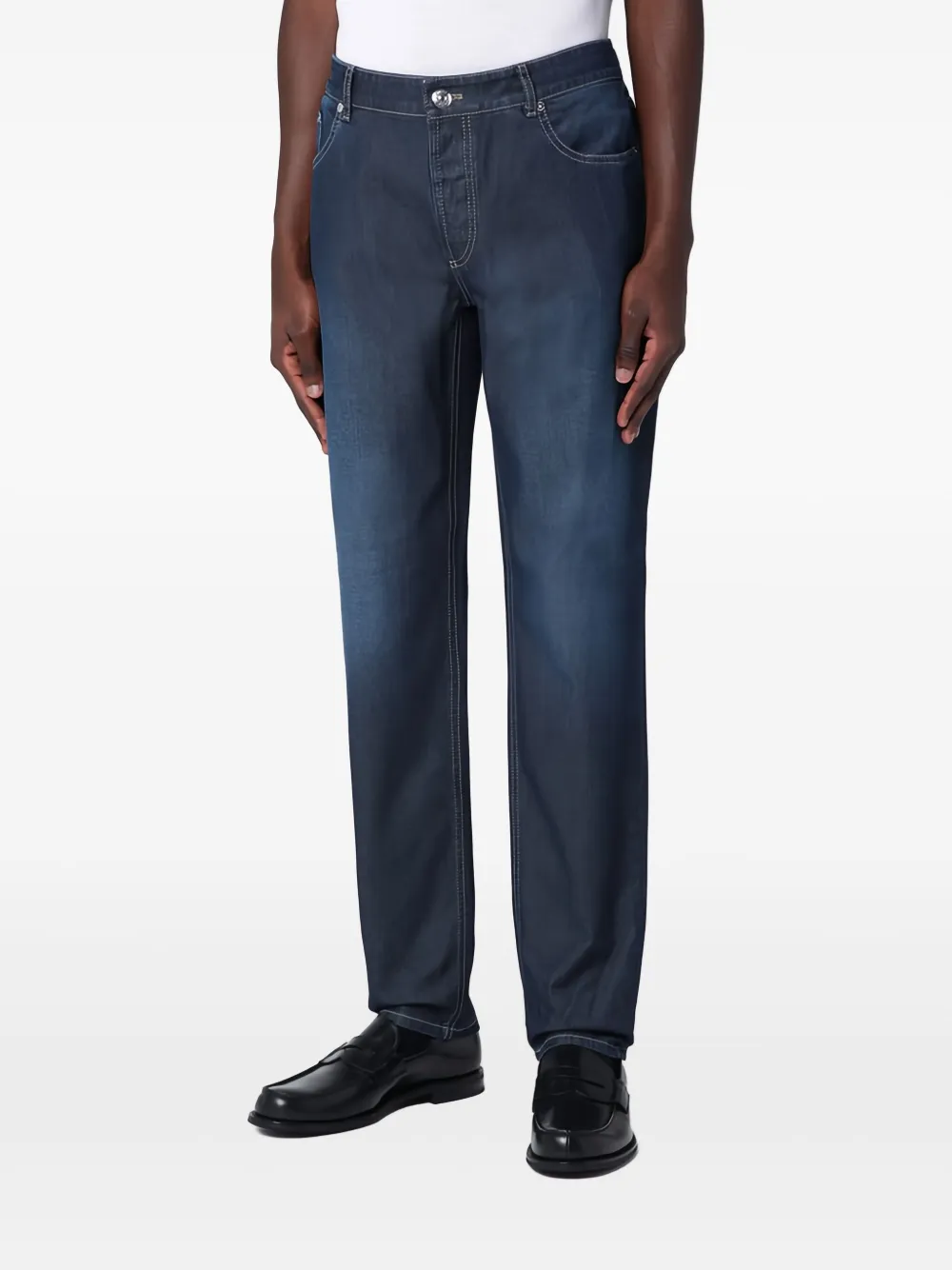 Brunello Cucinelli Straight jeans Blauw
