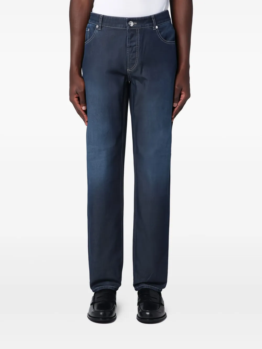 Brunello Cucinelli Straight jeans Blauw