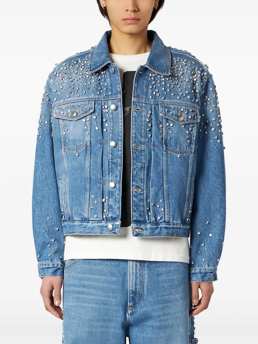 1989 STUDIO Denim jack Blauw