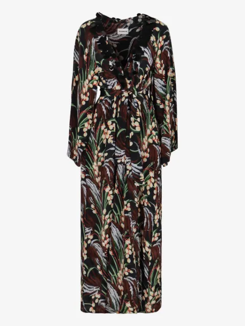 P.A.R.O.S.H. robe imprimée en crêpe 